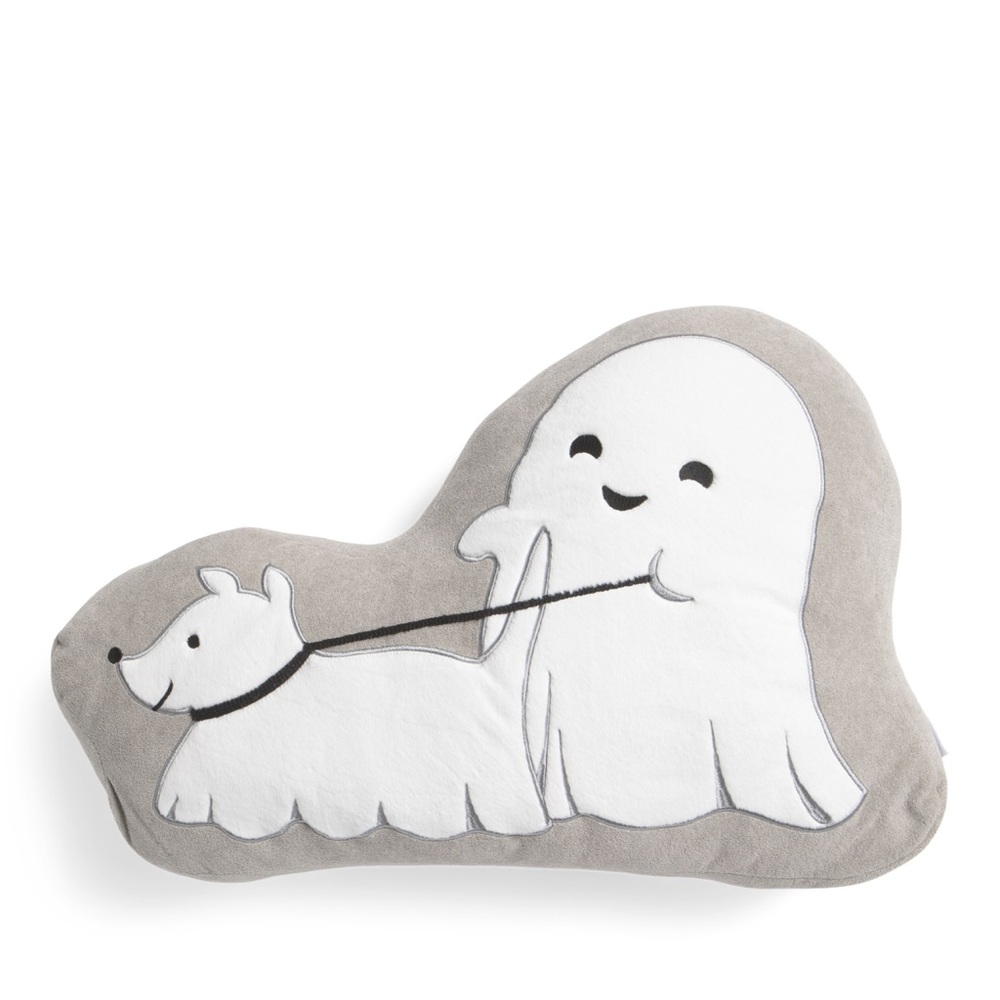 Halloween Ghost Walking Dog Pillow dog 🐶👻 Isaac Mizrahi Viral  HTF NWT